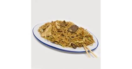 236. Spaghetti with Pork + Sichuan Pork + Salad