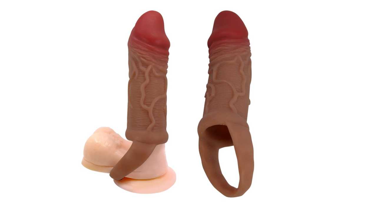 Pretty Love Peirre - Realistický predlžovací návlek s popruhom