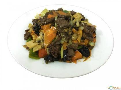 53. Beef with Mushrooms and Morel Mushrooms