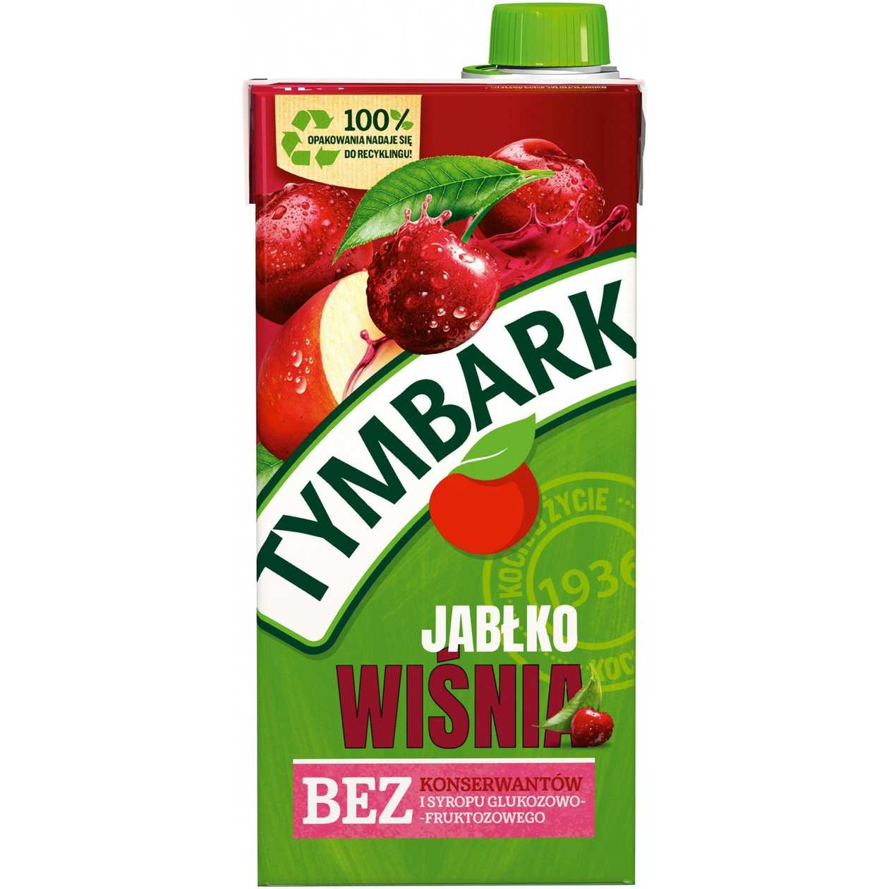 Tymbark jabłko - wiśnia (1l)