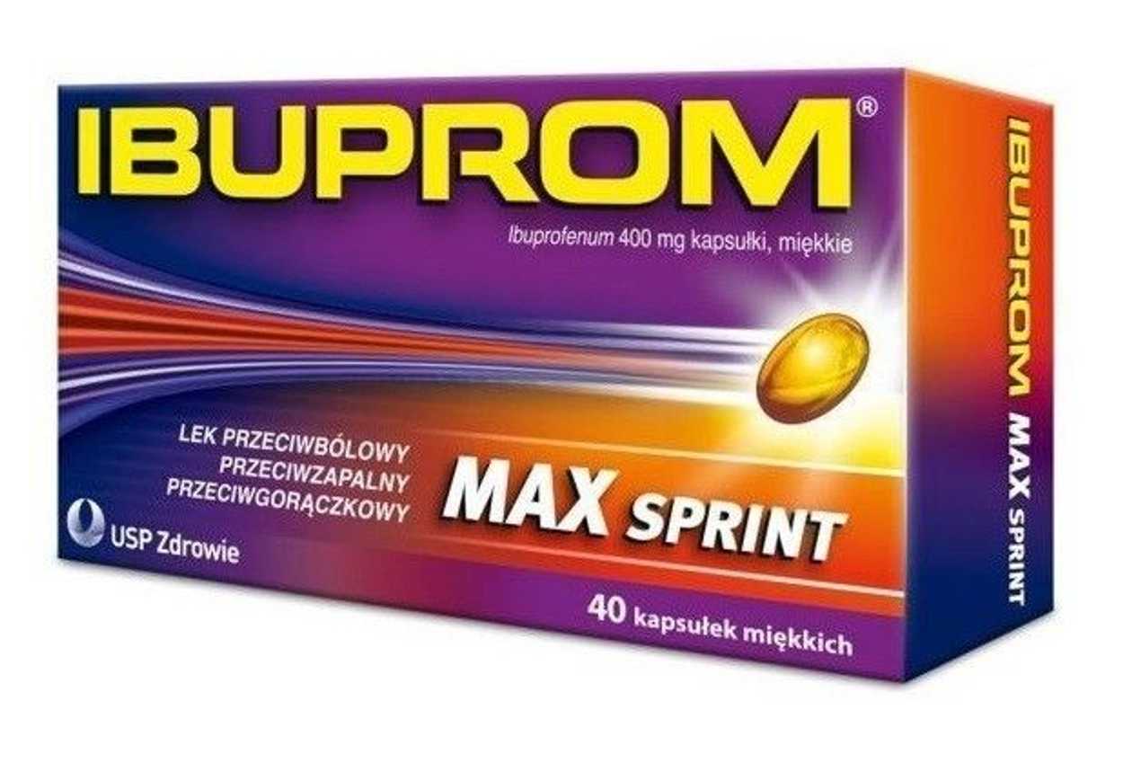 Ibuprom MAX Sprint 400 mg, 40 kapsułek