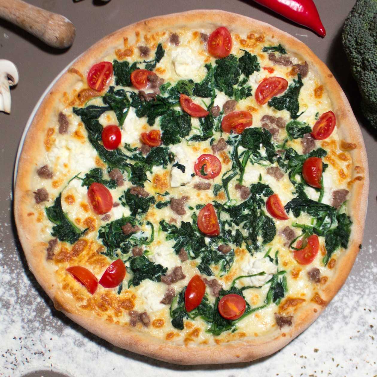 Pizza Ricotta e Spinacci