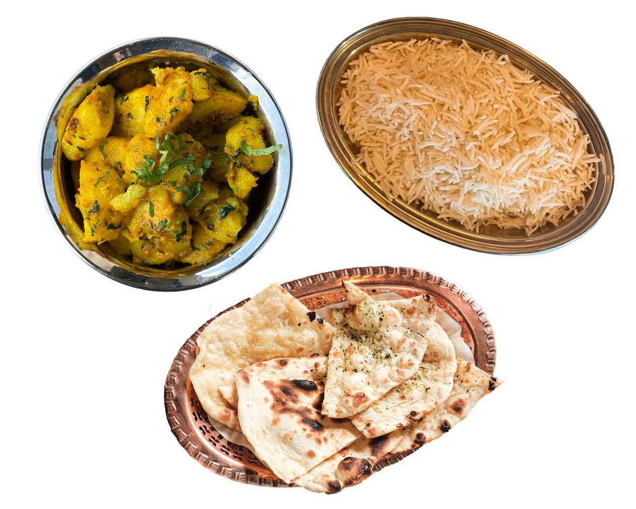 Jeera Aloo  with Free rice/naan