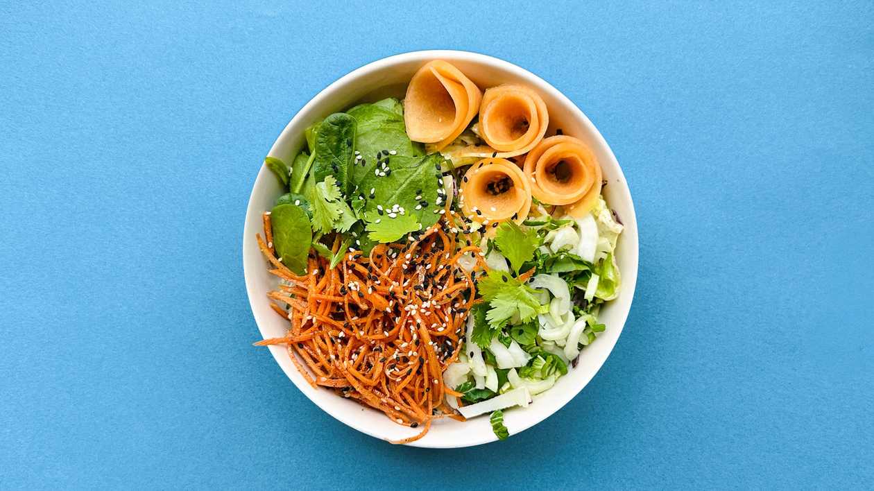 Cantaloupe Melon Pak Choi Salad