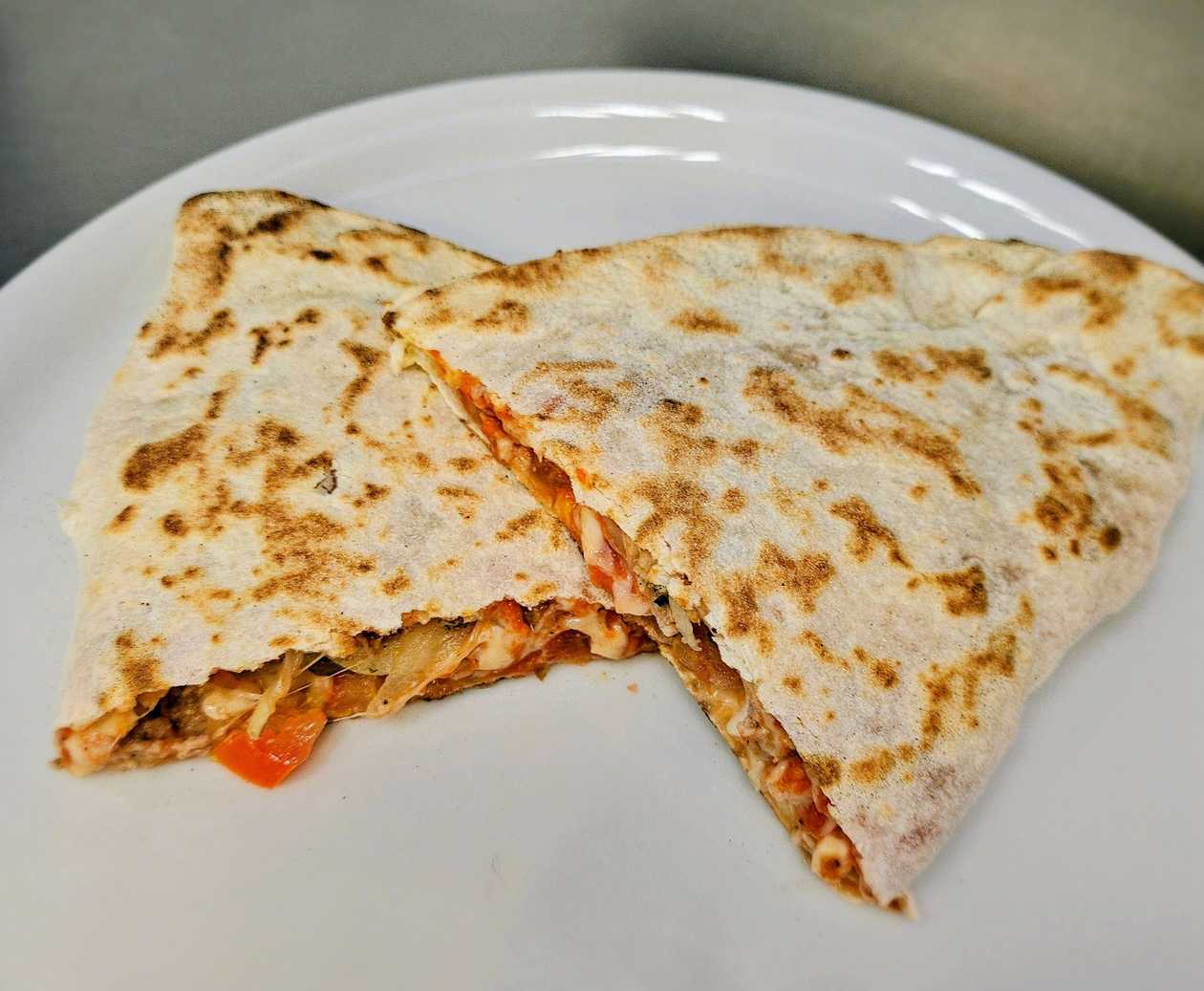 Burger pizza