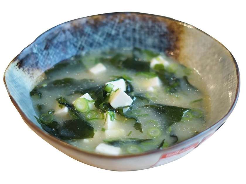 Miso Shiru s lososem