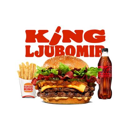 Double king Ljubomir menu