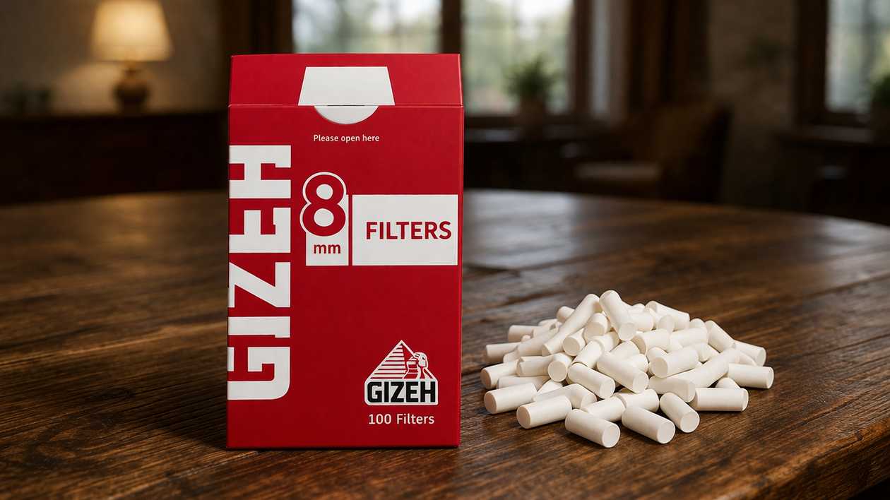 Gizeh Slim Filter 8mm (100pcs)