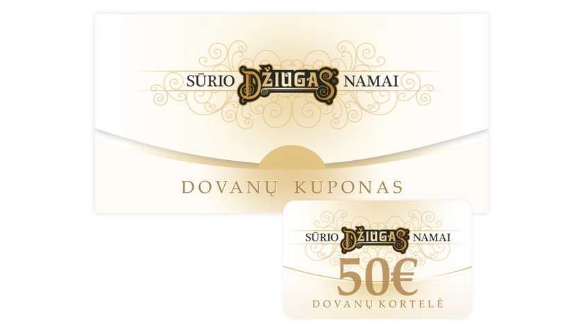 ,,Džiugas''  dovanų kuponas -  50Eur