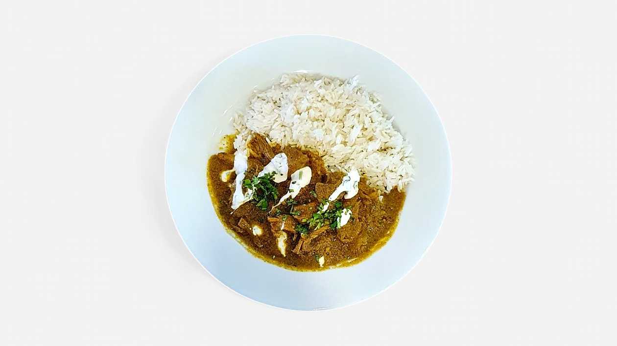 120g/80g	Butter chicken, basmati ryža, citrónový jogurt s koriandrom SK 7