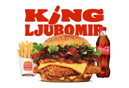 king Ljubomir Menu de Frango