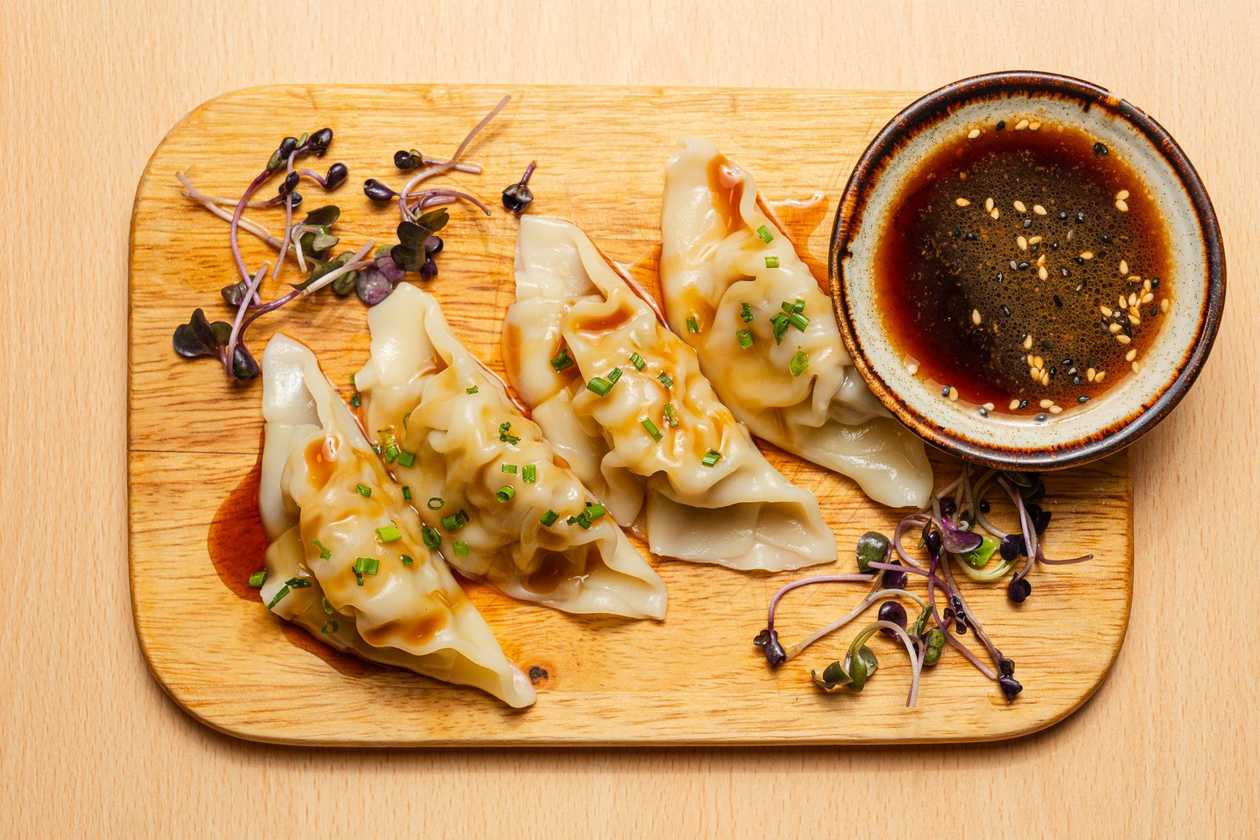 Gyoza na páře