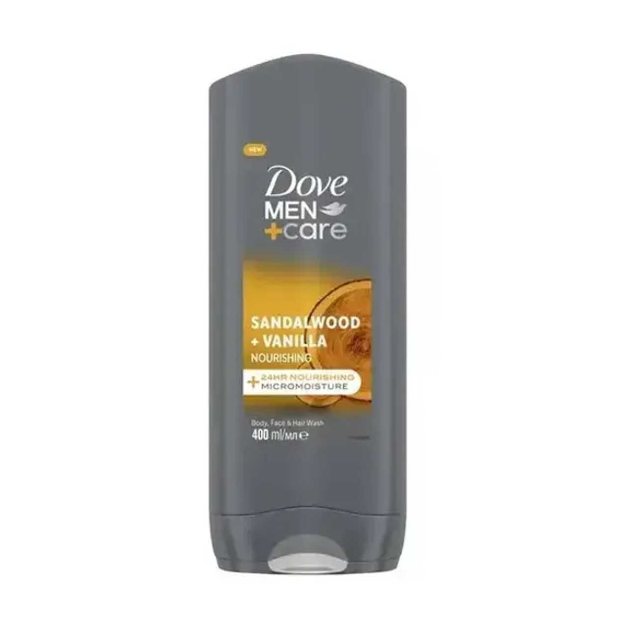 Dove Men Shower Sandalwood & Vanilla 400ml