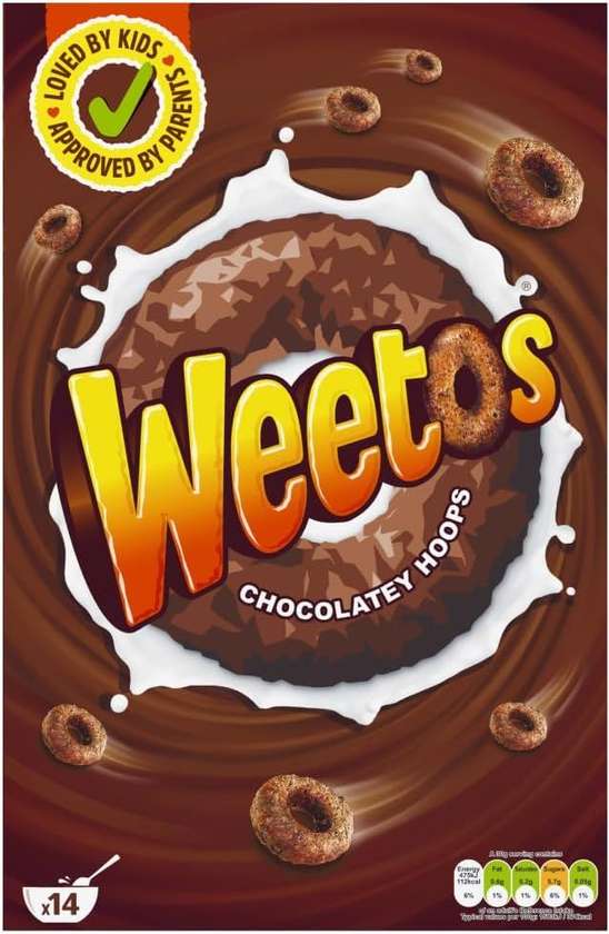 Cereale Weetabix Weetos Chocolatey Hoops