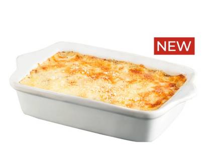 XL Lasagna with Bacon in Cream Sauce