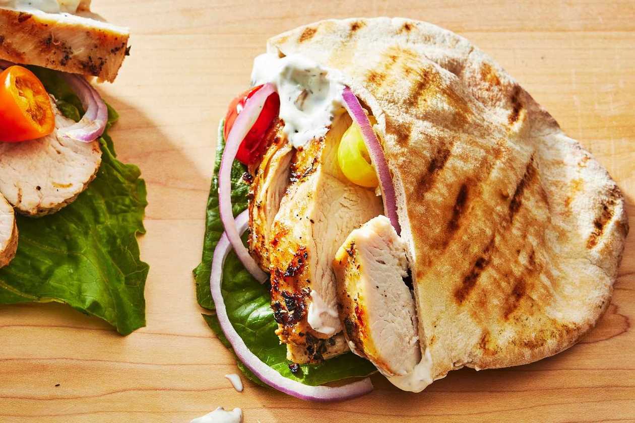 BBQ Chicken Pita