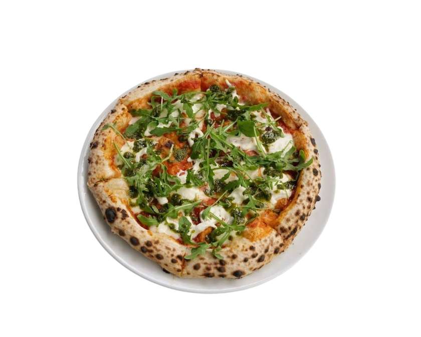 Caprese Pizza with Arugula