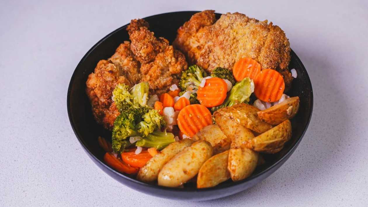 Crispy Chicken with Potatoes