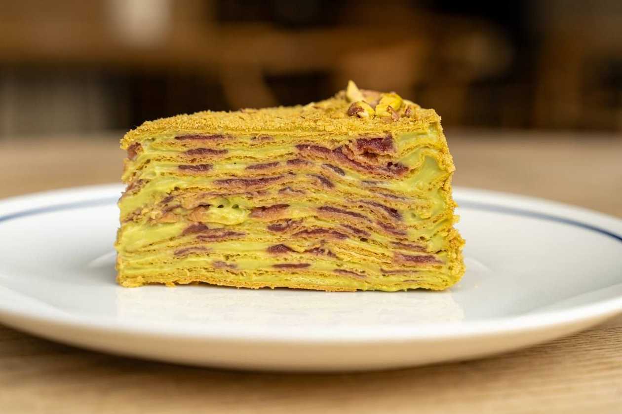 Strawberry-Pistachio Napoleon