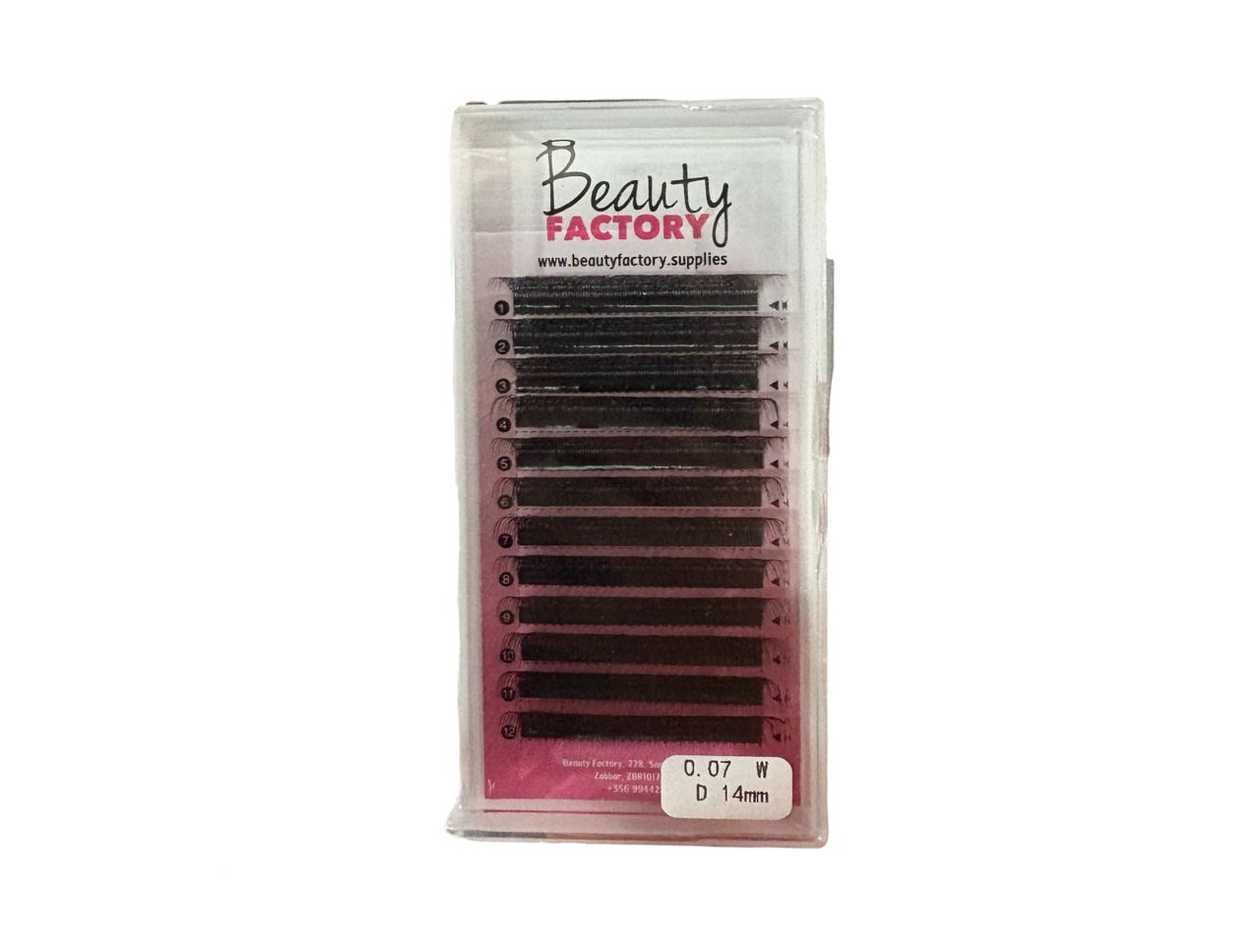 Beauty Factory W Lash Tray D curl 14mm