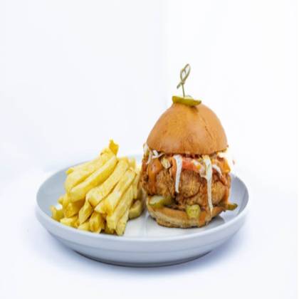 Homestyle Crispy Chicken Burger
