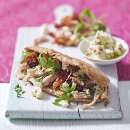 BBQ Pork Pita Pocket