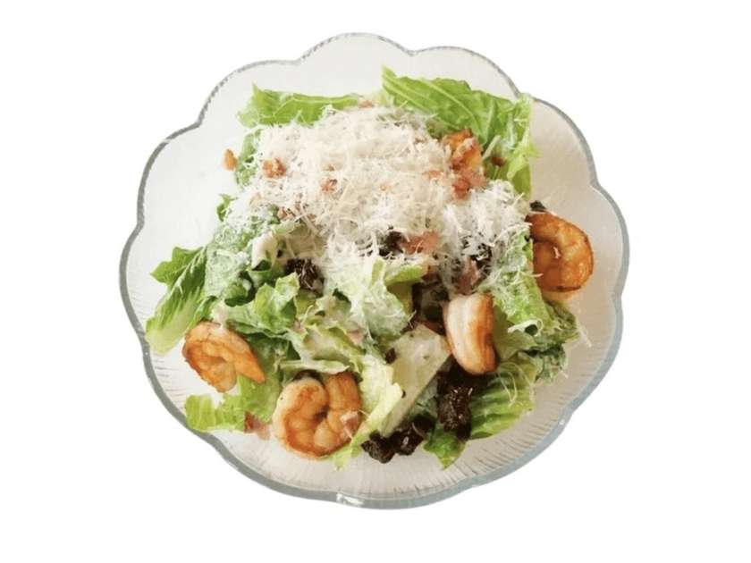Caesar Salad with Shrimp