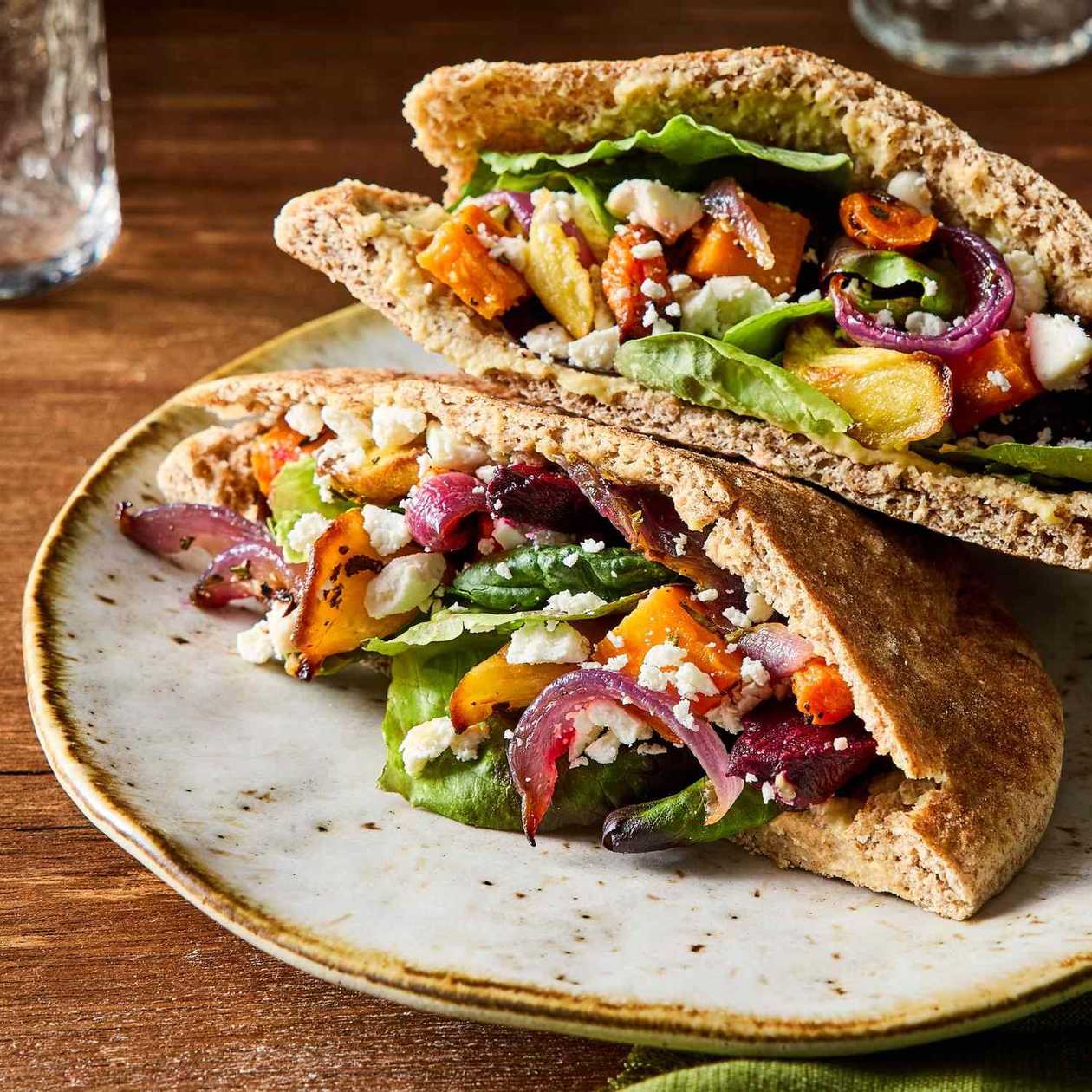 Roasted Veggies and Hummus