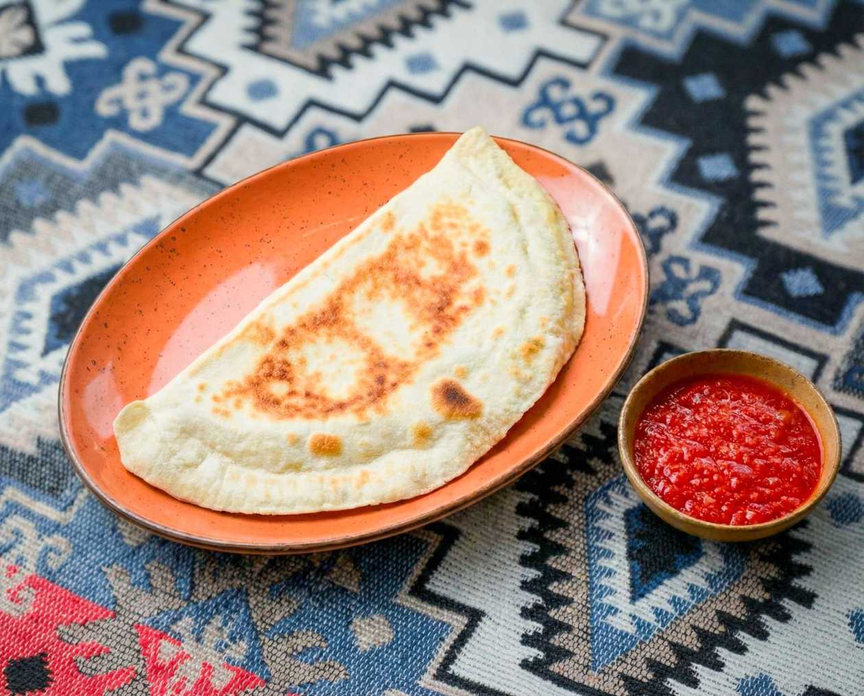 Yantyk with Potato and Herbs