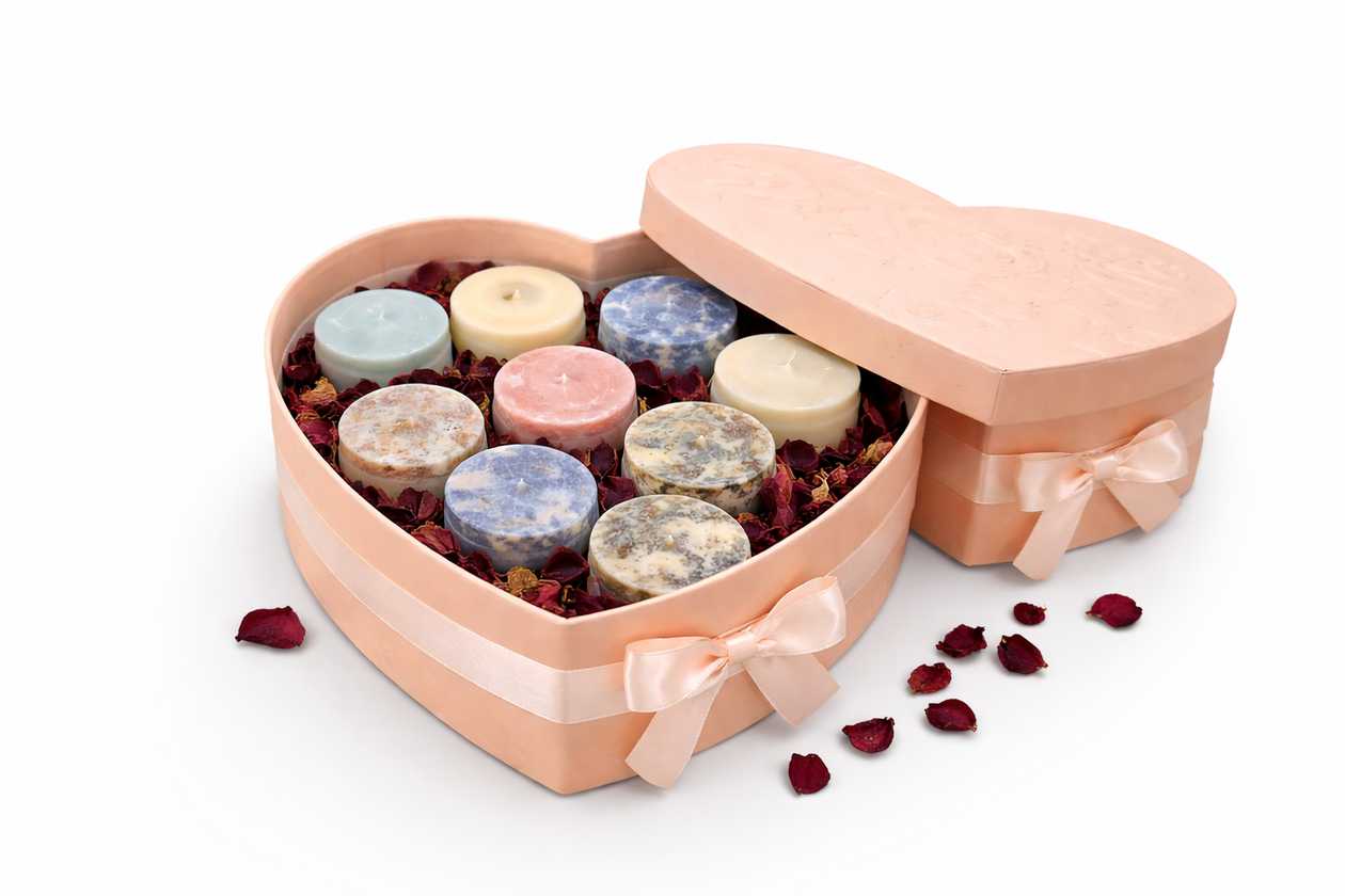 Rose Glow candle box