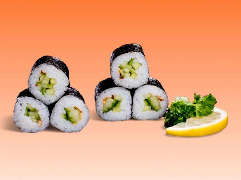 54. Cucumber hosomaki 6pcs