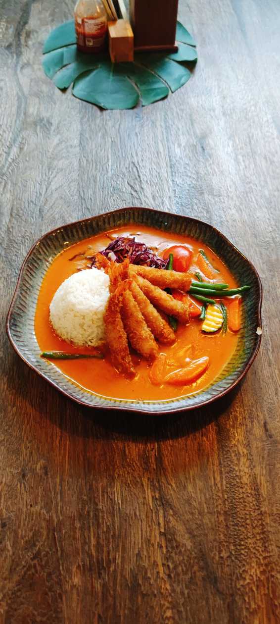 KATSU CURRY - KŘUPAVÉ KREVETY