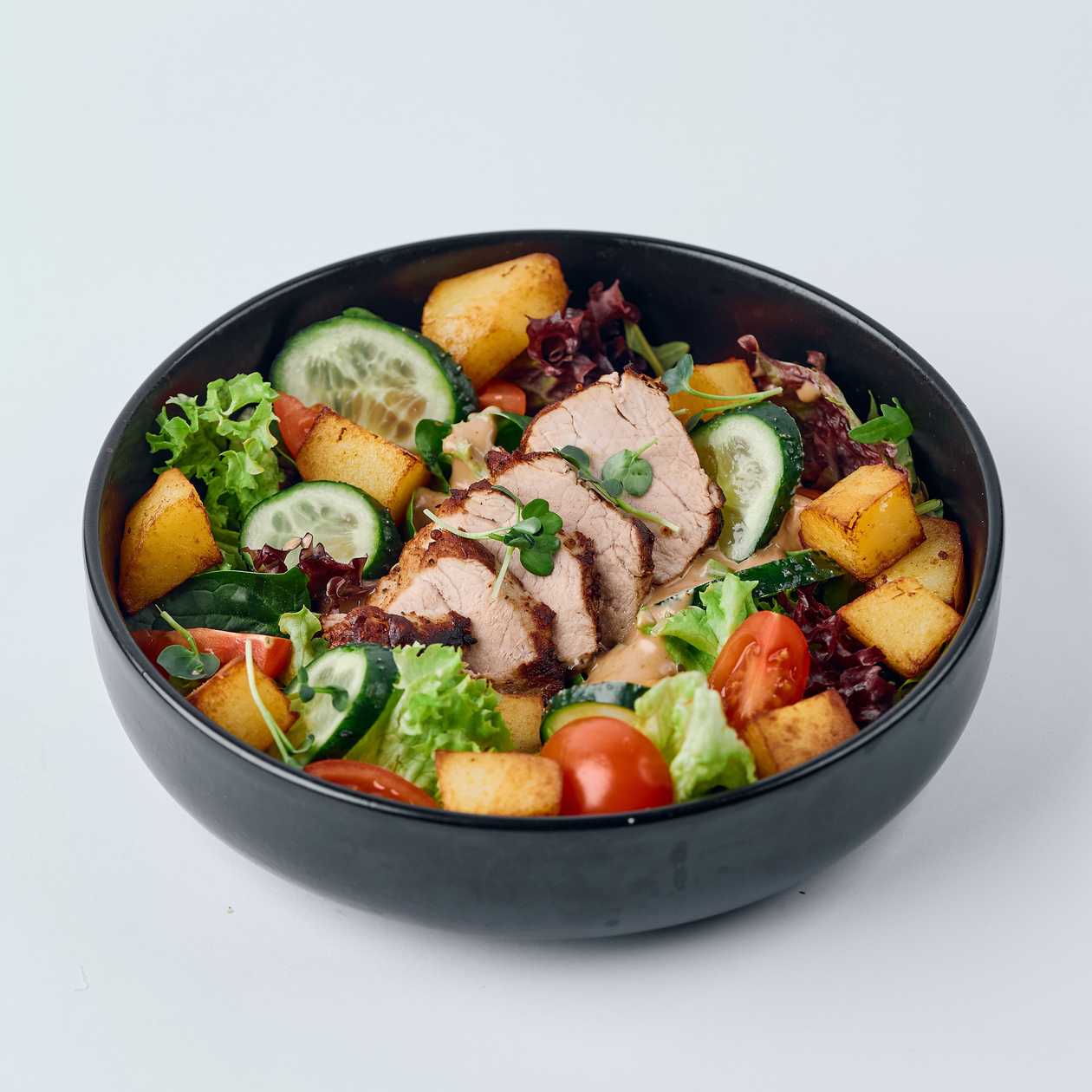 Pork Steak Salad
