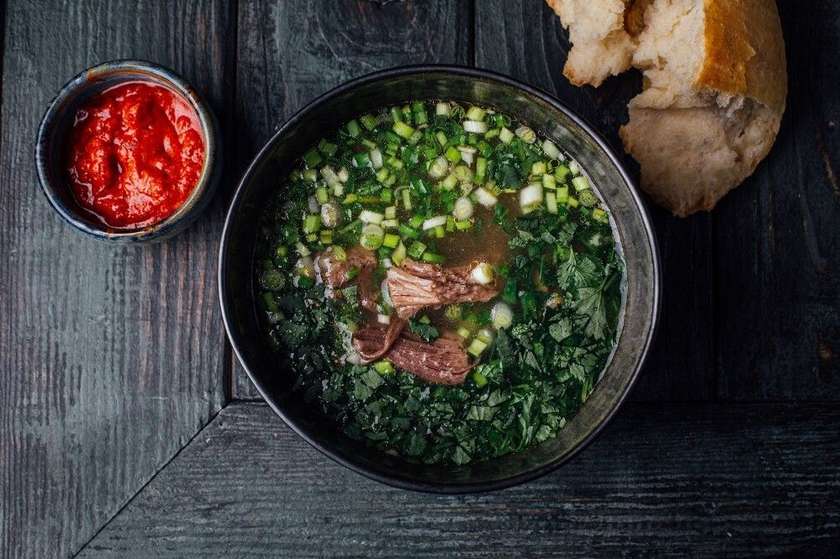 Lakk Lamb Hinkal Soup