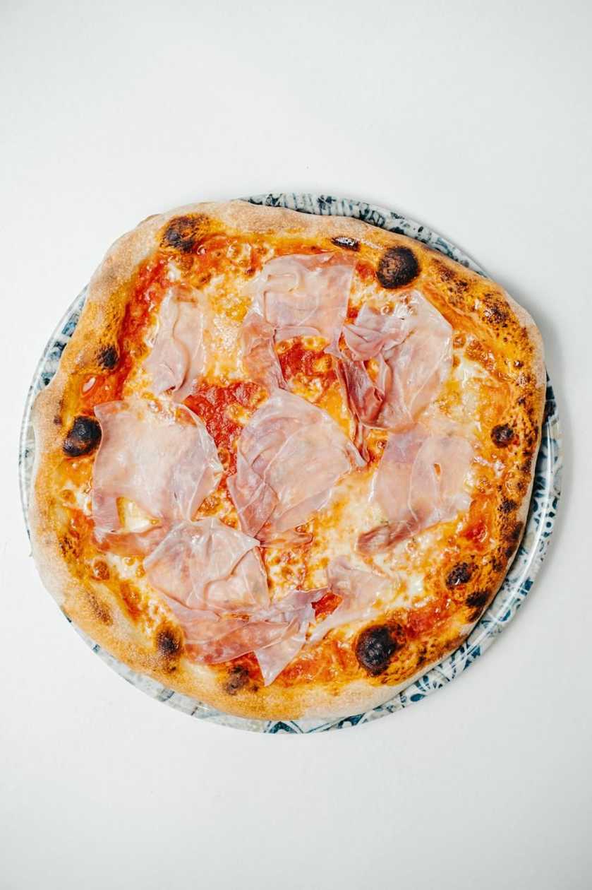 Pizza Crudo e Gorgonzola