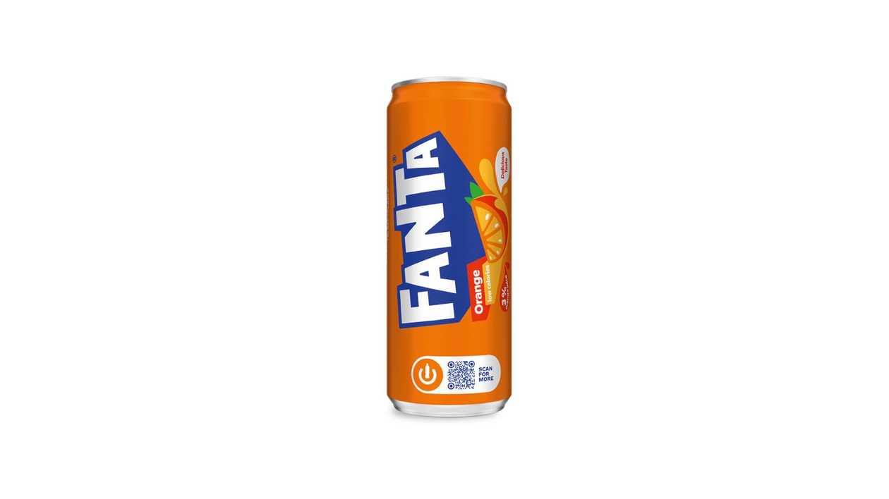 Fanta Orange gāz. dzēr. 0.33L D Polija