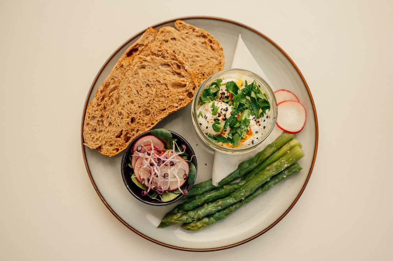 Eggs in a Glass - in this case, in a Bowl :)
