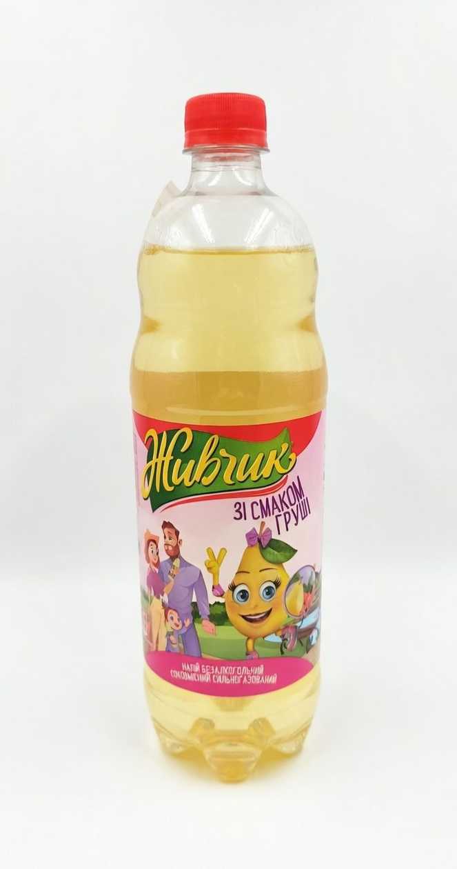 Pear-Flavored Soft Drink Živtšik 1L