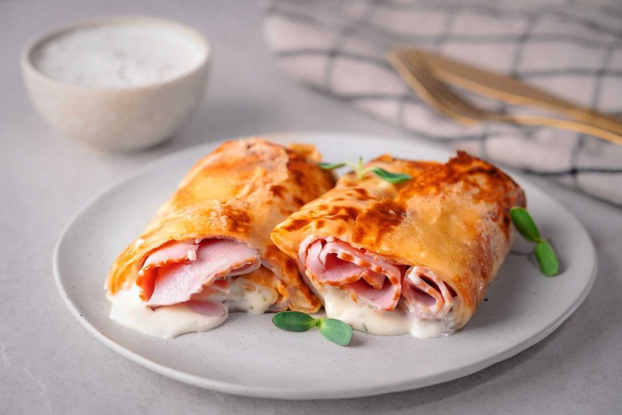 Krepp singi ja juustuga + Hapukoor