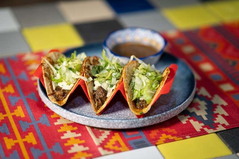 3 Tacos with Birria