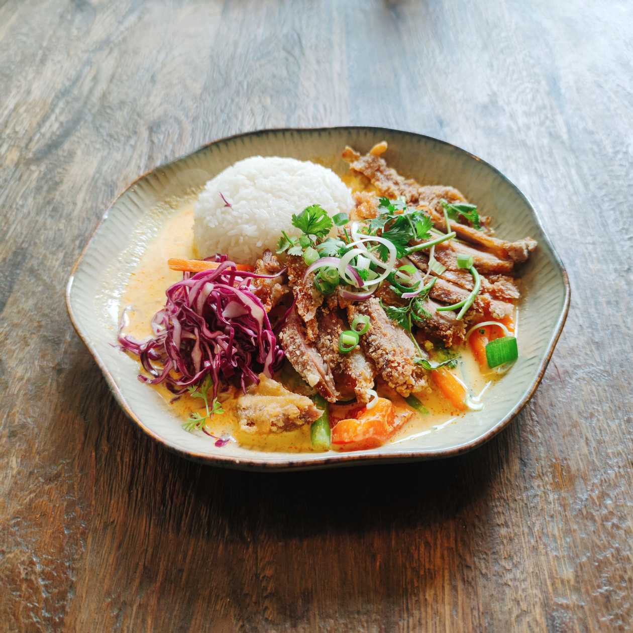 KATSU CURRY - KŘUPAVÁ KACHNA