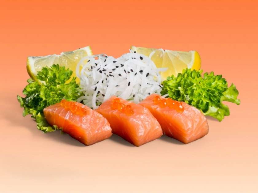 46. Lõhe Sashimi 5tk