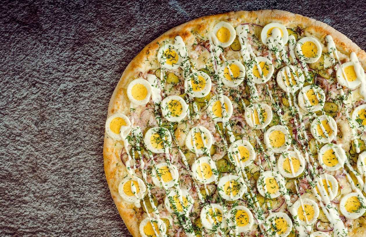 Egg-Lulu pizza 40cm