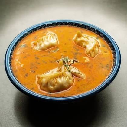 Tom Kha Hed Soup with Fish Dumplings