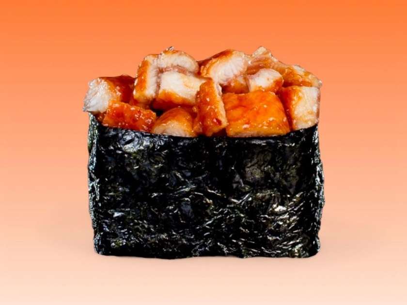 22. Angerja teravamaitseline gunkan sushi 1 tk