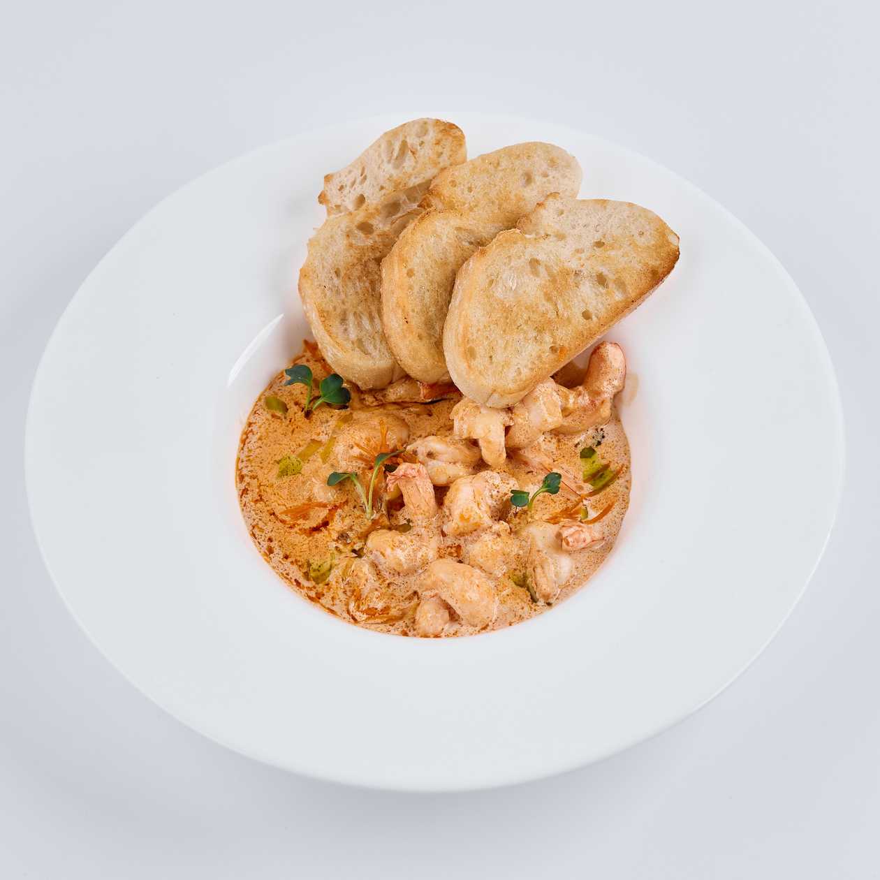 Shrimp in Cream Sauce