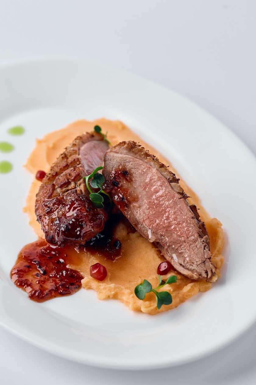 Duck Breast with Sweet Potato Purée