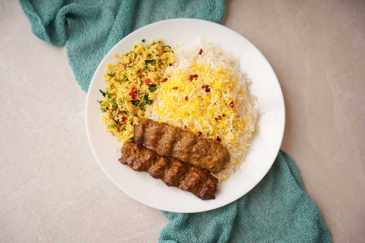 Beef Kebab Koobideh Plate