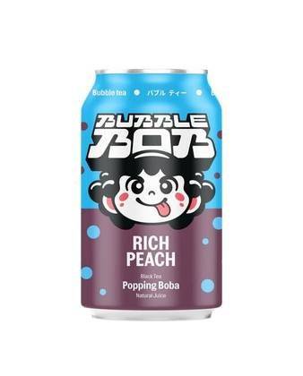Bubble bob tea - brzoskwiniowy