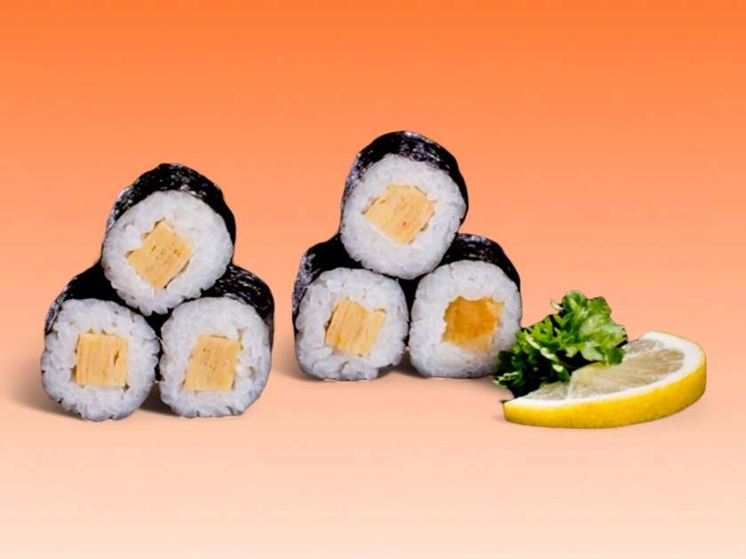 55. Japanese omelette hosomaki 6pcs